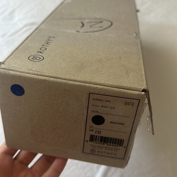 NWT Rothy’s The Point Black Solid Flats - Picture 10 of 14